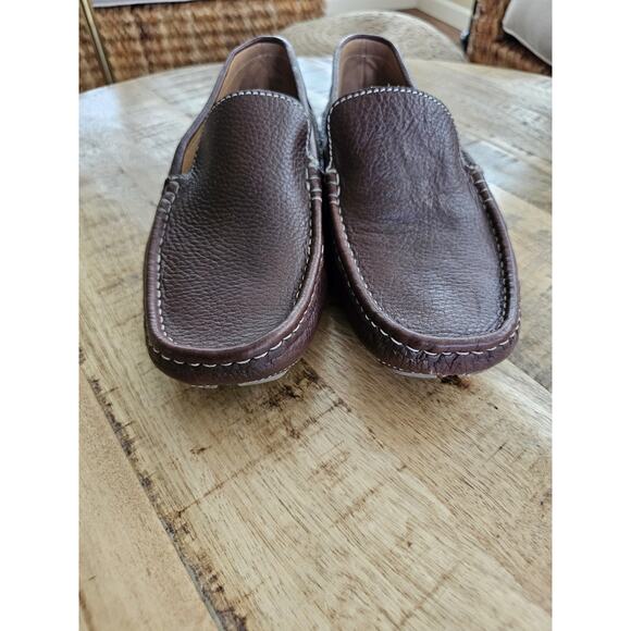 Steve Madden Men’s Dakota Leather Driving Moccasin Slip On Shoe Size 9 - Picture 3 of 9